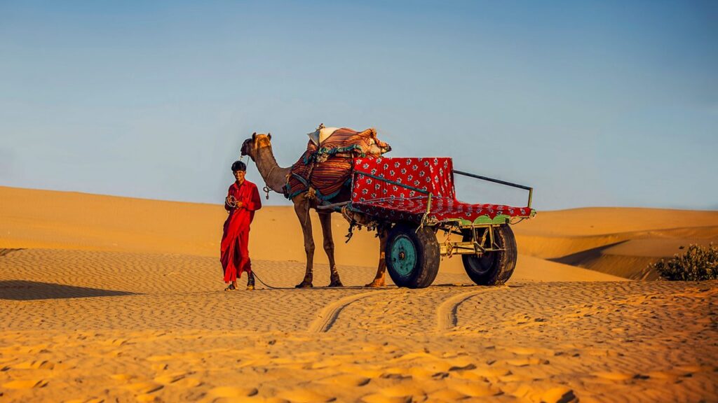 Sam Sand Dunes – Experience Desert Safari, Camel Rides, and Cultural Performances
